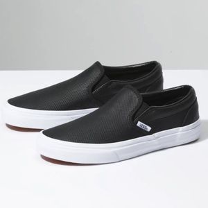 Leather Perforated Vans